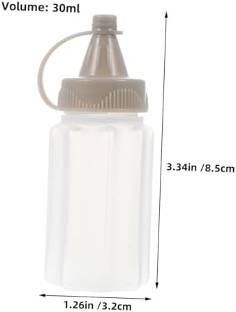 Reusable Sauce Dispenser Bottles Mini Squeeze Bottles for Salad Dressing and Oils