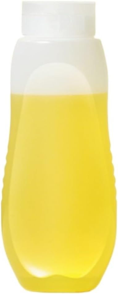 KLEYE Squeeze Bottles Pack of 5 500ml with Flip Cap