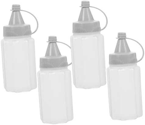 UTHCLO 3sets Mini Condiment Squeeze Bottles for BBQ Home Use