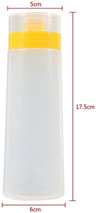 TITA-DONG 4 Hole Condiment Squeeze Bottle 300ml Food Grade Resin Ketchup Dispenser