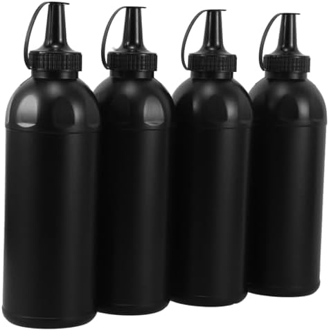Abaodam 2pcs Set Plastic Squeeze Bottles for Water and Oil