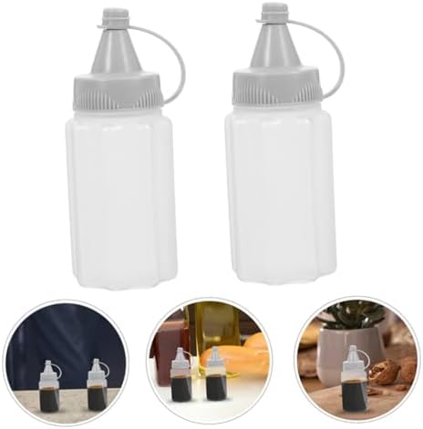 Cabilock Reusable Condiment Squeeze Bottles for Kitchen Use 1