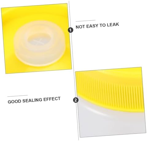 Set of 2 Squeeze Bottles for Ketchup Jam Mustard and Olive Oil
