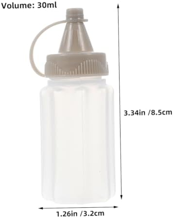 12 Pack Reusable Mini Sauce Squeeze Bottles