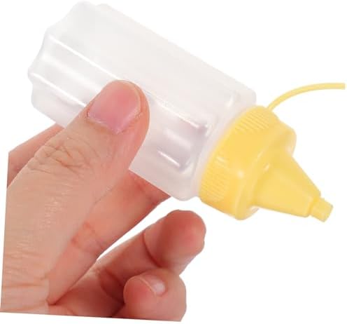 CIYODO Mini Squeeze Bottles 4 in 1 Condiment Set for Travel