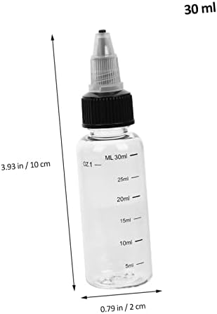 CIYODO 8 Pack Empty Plastic Squeeze Bottles for Oil and Sauce