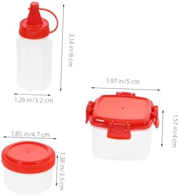 Portable Sauce Dispensers Lightweight Seasoning Boxes for Travel and Kitchen 1