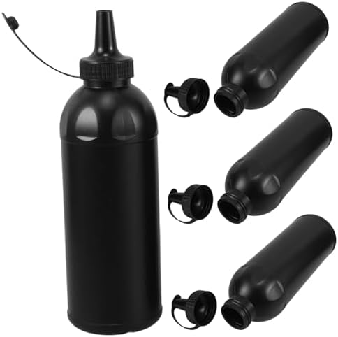 Abaodam 2pcs Set Plastic Squeeze Bottles for Water and Oil