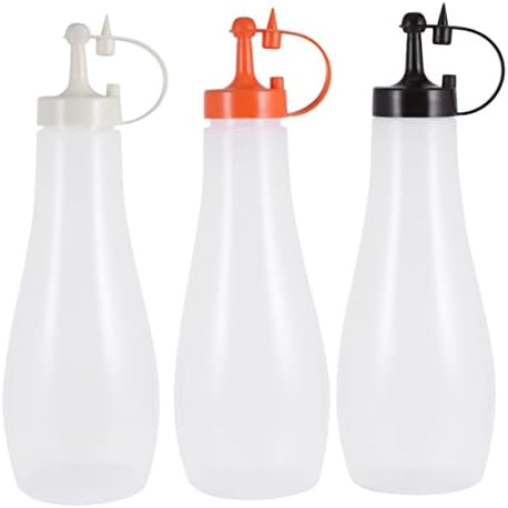 Sustainable Salad Dressing Shaker Bottles 3 Pack