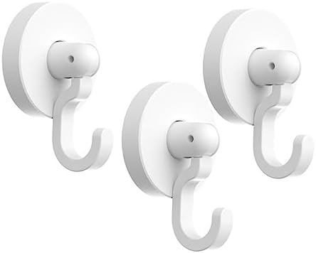 PRETYZOOM 3PCS Strong Adhesive Wall Hooks for Bathroom and Kitchen