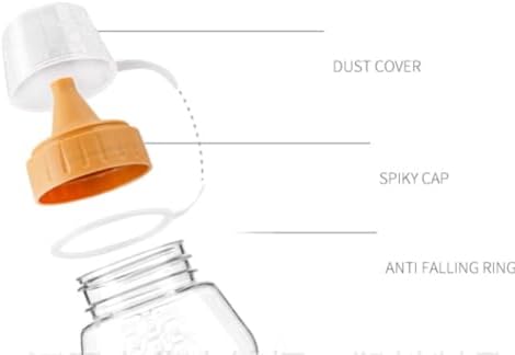KLEYE 6PCS Condiment Squeeze Bottles