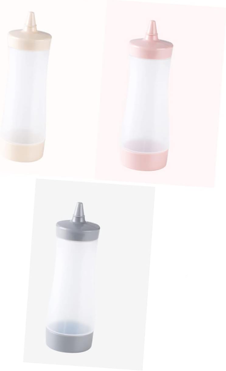 HOLIDYOYO 2 Pcs Reusable Squeeze Sauce Bottles