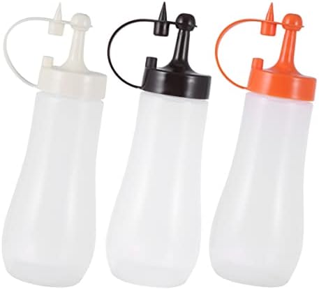 CIYODO Tomato Sauce Squeeze Bottles Set 3 Colors