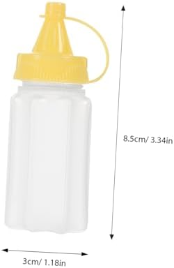 VILLFUL 3-Piece Squeeze Condiment Bottles Set