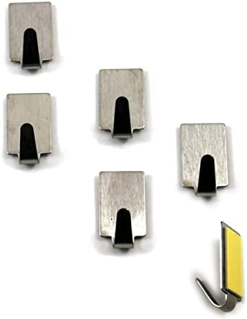 Stainless Steel Hooks 72 Pack Adhesive Kitchen Towel Holder 1