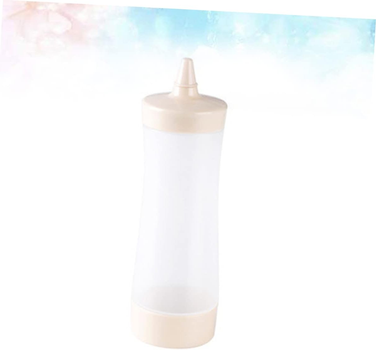 HOLIDYOYO 350ml Reusable Squeeze Bottle for Salad Dressing and Condiments