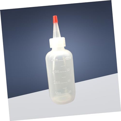 HOLIDYOYO Plastic Condiment Squeeze Bottles with Scale 120ml Set of 15