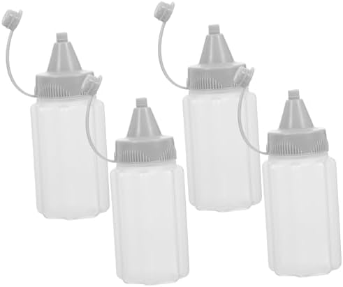 3 Sets Reusable Squeeze Condiment Bottles for Outdoor Use