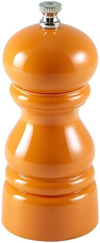 Genware Orange Salt or Pepper Grinder 127cm Single