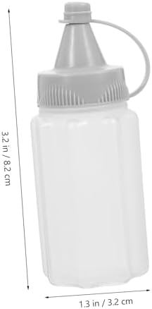 UTHCLO 3sets Mini Condiment Squeeze Bottles for BBQ Home Use