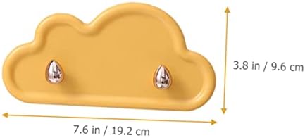 POPETPOP 4pcs Space-Saving Cloud Hangers Wall Hooks
