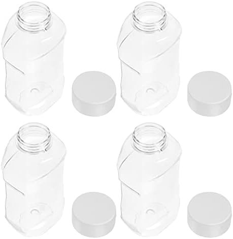 HOLIDYOYO 4pcs Mini Condiment Squeeze Bottles with Leakproof Seal
