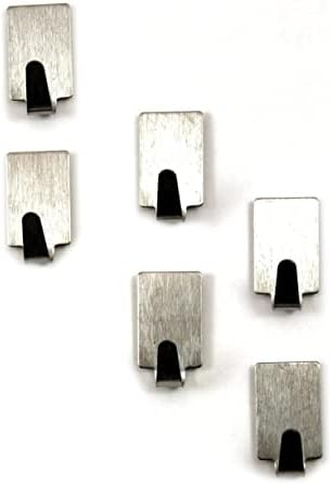 MAGICLULU Adhesive Hooks 36 Pack Stainless Steel Towel Racks for Kitchen Bathroom