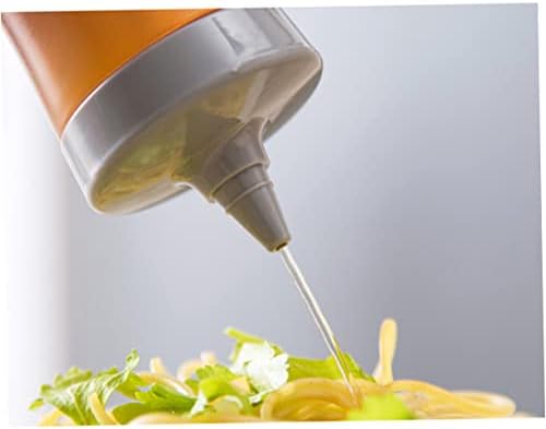 STOBAZA 2pcs Reusable Clear Condiment Bottles