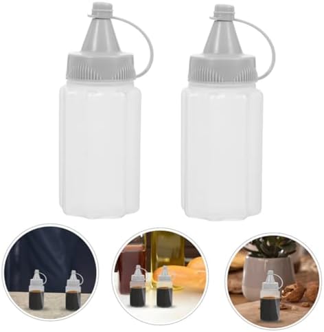 VINTORKY 8PCS Reusable Condiment Squeeze Bottles