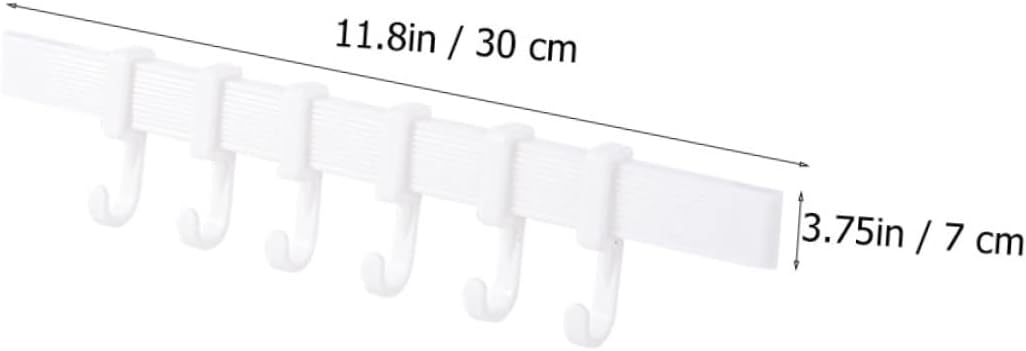 3PCS Adhesive Hook Rack for Bathroom and Kitchen