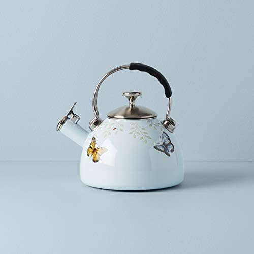 Lenox Butterfly Meadow Tea Kettle Blue 2 Quart