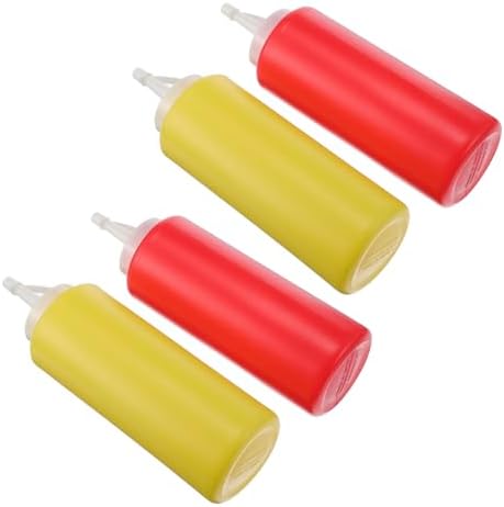 4Pcs Jam Squeeze Bottles 350ML Seasoning Containers 1
