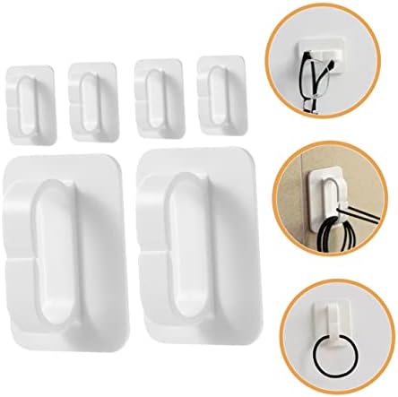 SOLUSTRE 6Pcs Heavy Duty Adhesive Wall Hooks