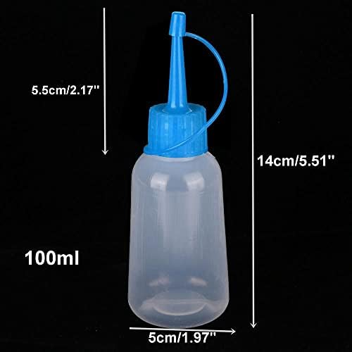 100ml Soft Plastic Condiment Squeeze Bottle with Tip Cap