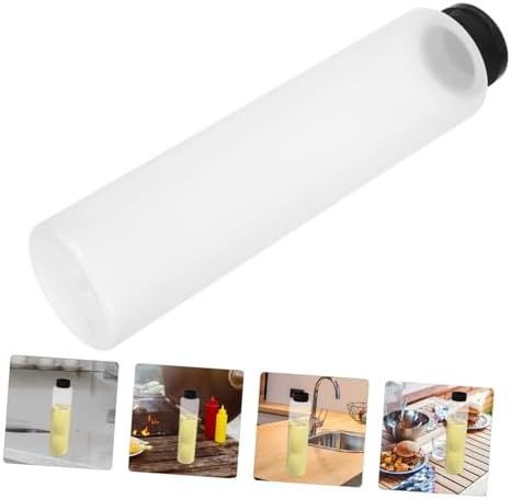 CIYODO 6pc 240ml Condiment Squeeze Bottles with Caps
