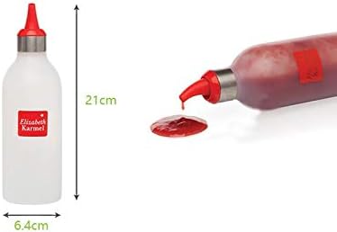 Kasuki 1Pcs Orange Condiment Squeeze Bottle
