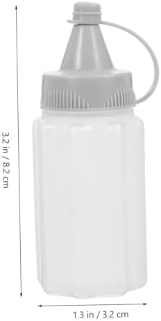 EXHUMKY 4PCS Reusable Condiment Squeeze Bottles
