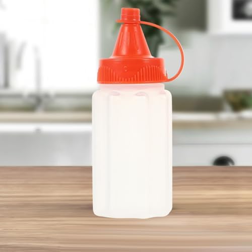SHOWERORO Reusable Square Condiment Squeeze Bottles 1