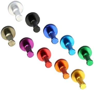 MAGICLULU Modern Solid Hooks 10-Pack Wall Towel and Coat Hangers