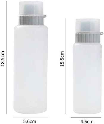Ztexkee 5-Hole Condiment Squeeze Bottle with Leak-proof Lid 1