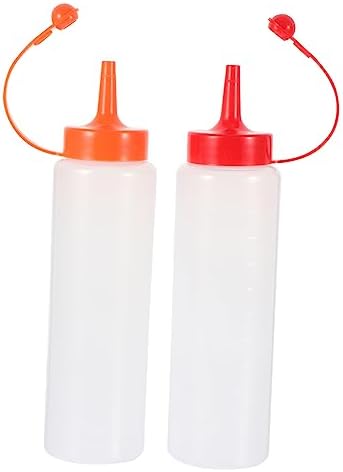 Sturdy PE Squeeze Bottles for Salad Dressing Ketchup Mustard