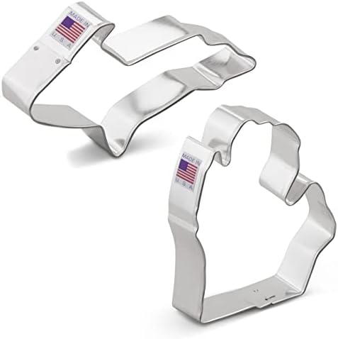 Ann Clark Upper Lower Michigan Cookie Cutters 2-Pc Set