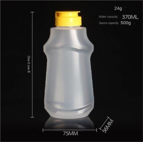 KLEYE Condiment Squeeze Bottles for Ketchup Mustard Dressing