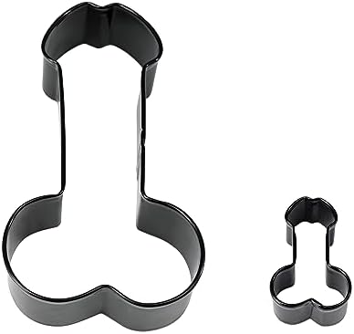 R M International Male Anatomy Cookie Cutter One Size Black