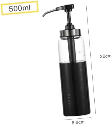 SECFOU 500ml Ketchup Dispenser Pump Bottle