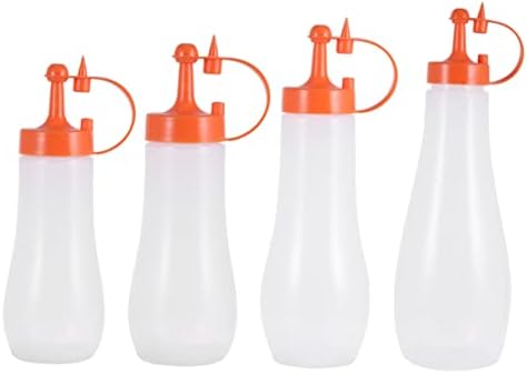 Zerodeko 3pcs Condiment Bottles Set for Kitchen Use