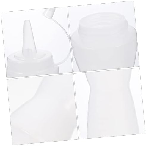 2Pcs Condiment Squeeze Bottle 400ml with Nozzle
