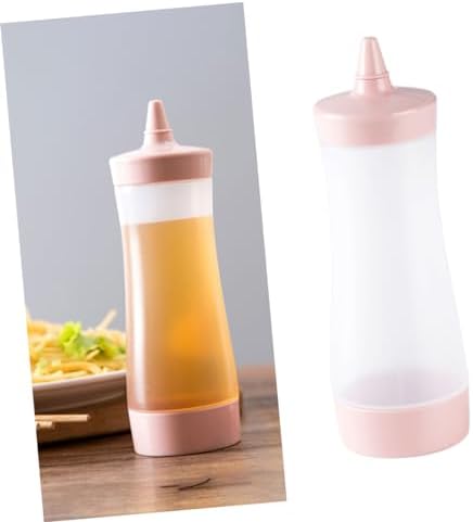 3pcs Plastic Squeeze Sauce Bottles for BBQ Camping