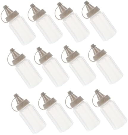 12pcs Leakproof Condiment Squeeze Bottles for Home and Travel 1