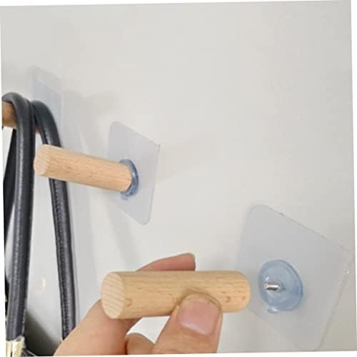 6pcs Heavy Duty Self-Adhesive Coat Hooks for Home Kitchen Storage